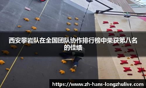 西安攀岩队在全国团队协作排行榜中荣获第八名的佳绩